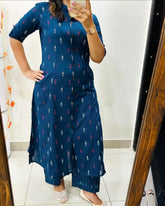 Launching designer Co-erd set in Aline pattern paried with Ankle length pant